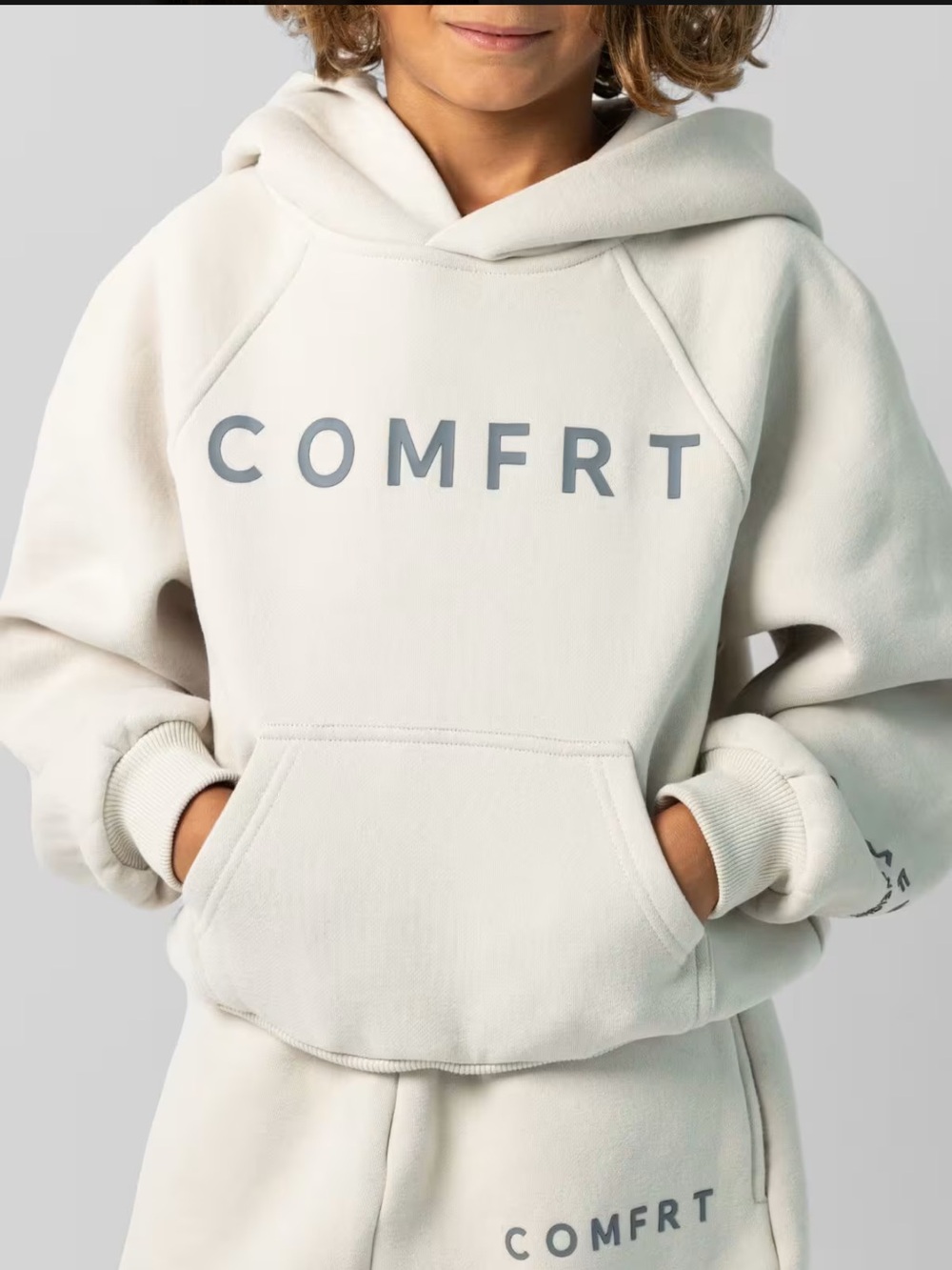Comfort Kids Tranquil Hoodie – Cotton Cream Size S